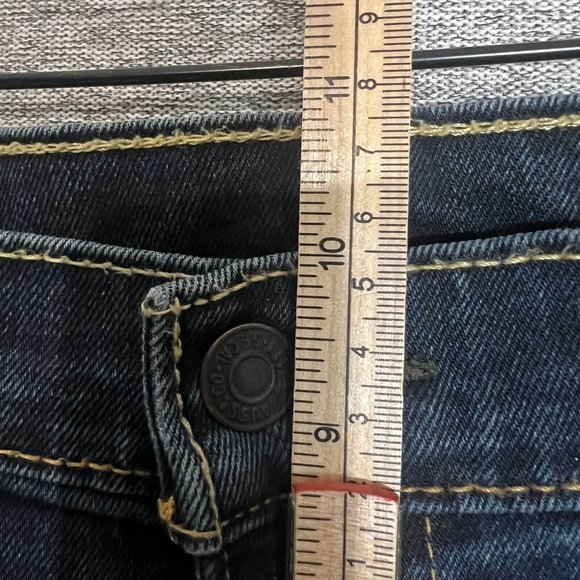 Levi's 511 Jeans Men 32 Blue Dark Wash Straight Leg Slim Fit Mid Rise Denim - Picture 7 of 16